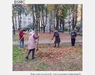 Учащиеся БГМК приняли участие в районном субботнике
